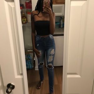 Fashion nova ripped jeans